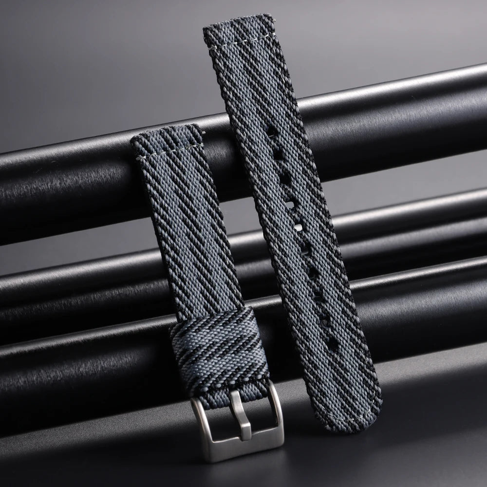 Nylon Strap 20m 22mm for Tudor for Omega Watch Band Woven Canvas Fabric Band for Seiko Men Military Sport Quick Release Bracelet