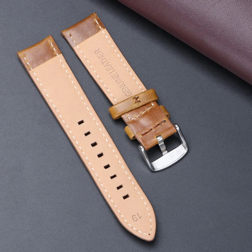 Universal Leather Strap for DW Daniel Wellington Watch Band 17mm 18mm 20mm 22mm Meninos Assistem Genuine Leather Watchband