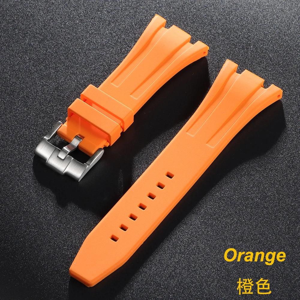 27/28/30mm Silicone Watchband for AP for royal oak offshore Replacement Bracelet Wristband for 15703 Sports Waterproof Straps
