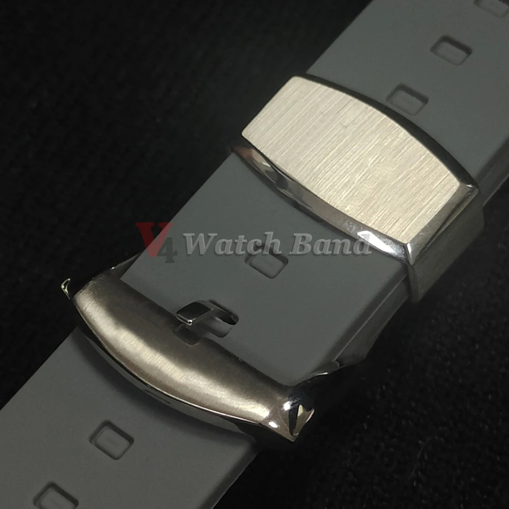 Stainless Steel Watch Buckle Ring for Seiko Band Heighten Keeper Metal Loop Holder 18mm 20mm Silver Pin Clasp Watch Acessories