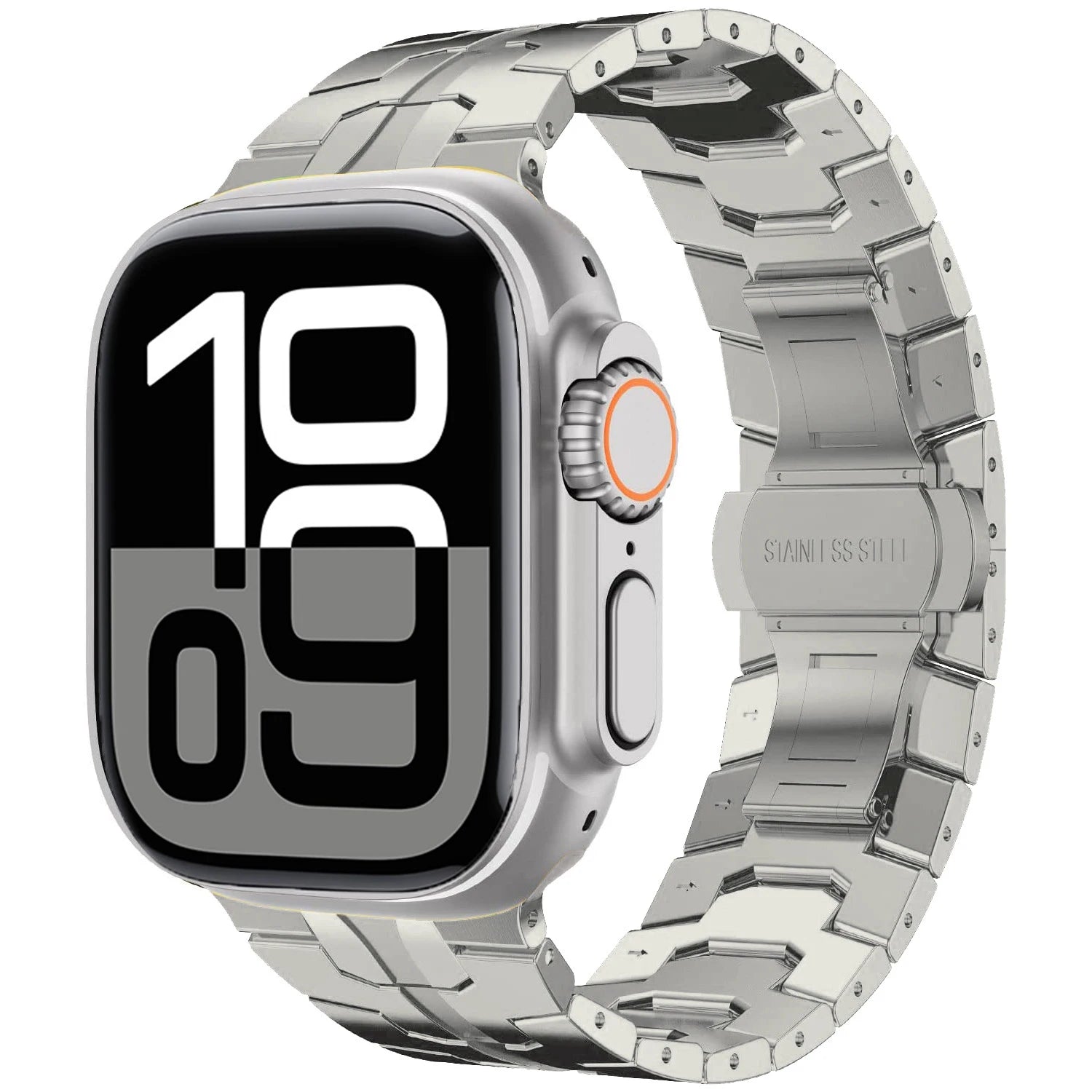 For Apple Watch Series 10 46mm Strap Stainless Steel Bracelet For Iwatch 10 9 Ultra 49mm 42mm 45mm Correa Metal Business Correa