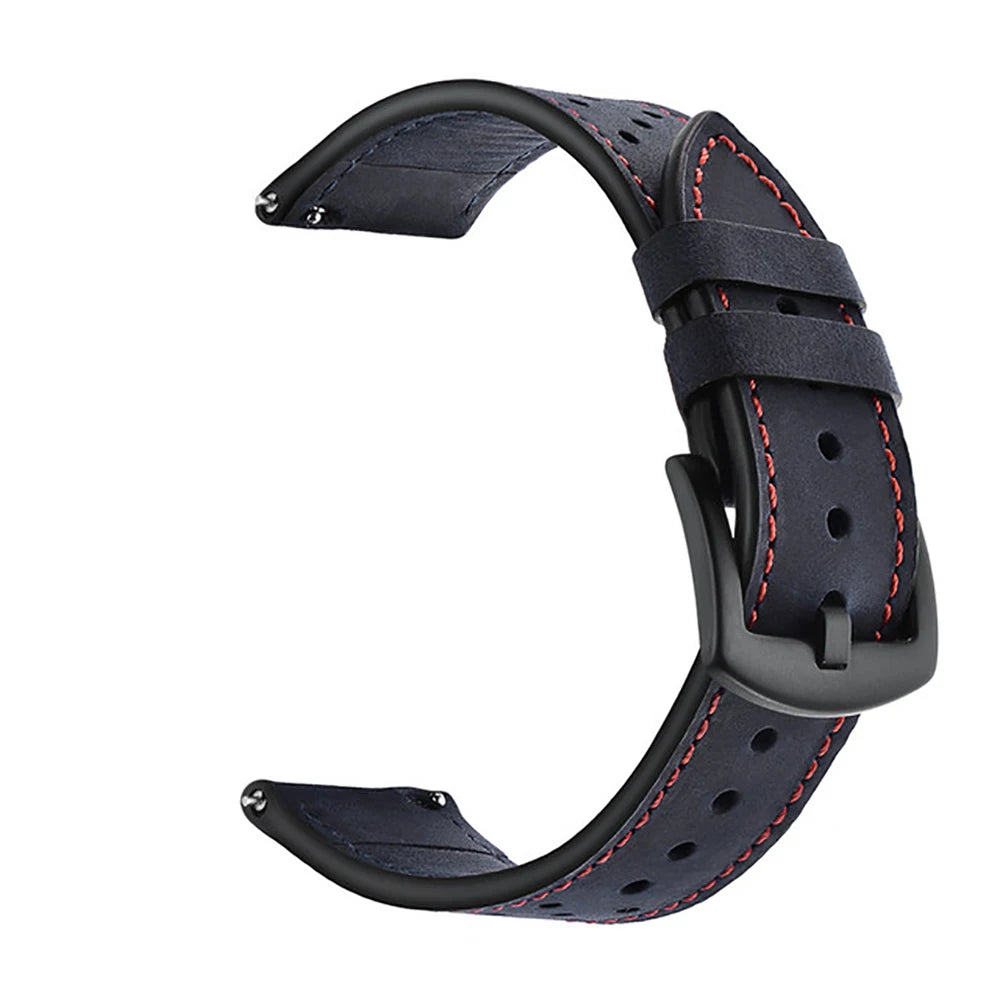 Leather Watch Strap for Huami Amazfit GTR 4 3 Pro Watch Band for Huawei Watch GT Bracelet 22mm Watchband Replacement Accessories