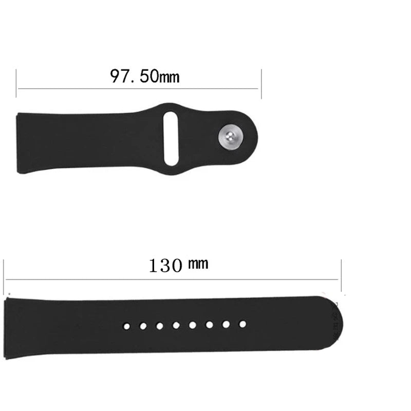 20MM 22MM Silicone Strap for Garmin Forerunner 745 245 645 Vivoactive 4 3 MUSIC Smartwatch Strap Watch Band Replacement Bracelet