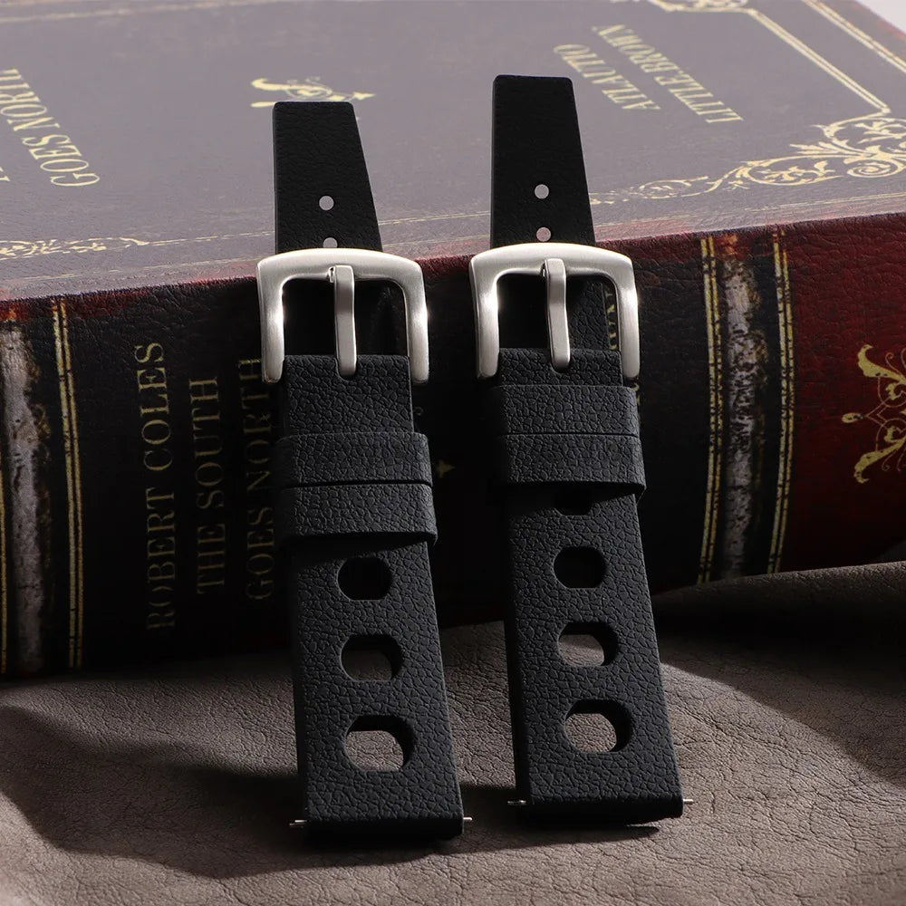 Soft Rubber Tropical Watch Strap 20mm 22mm Quick Release Silicone Band for Oris for Seiko for Traditional Diving WatchAccessorie