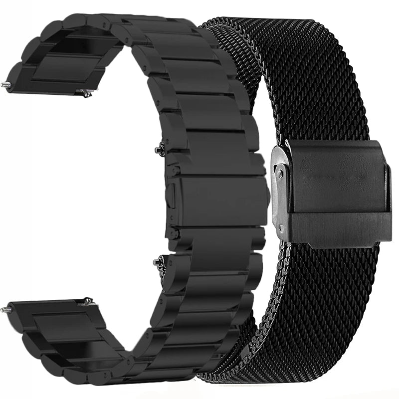 Stainless Strap for Samsung Galaxy Watch 3/4/5/6 Wristband Metal Bracelet for Huawei Watch GT2 Pro GT 2 46mm Smart Band Bracelet