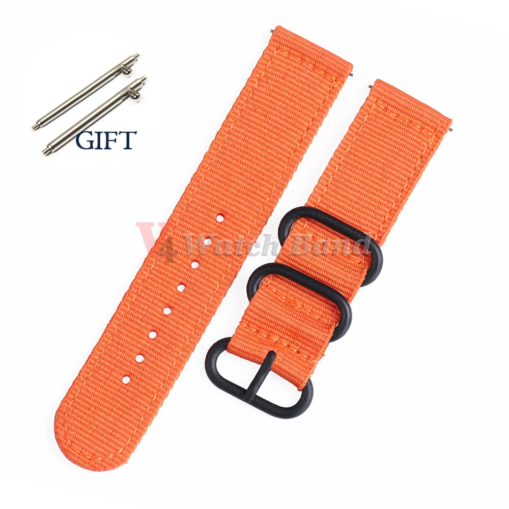 18/20/22/24mm Straps for Tudor Durable Nylon for Omega Canvas Fabric Band for Seiko Men Military Sport Quick Release Bracelet