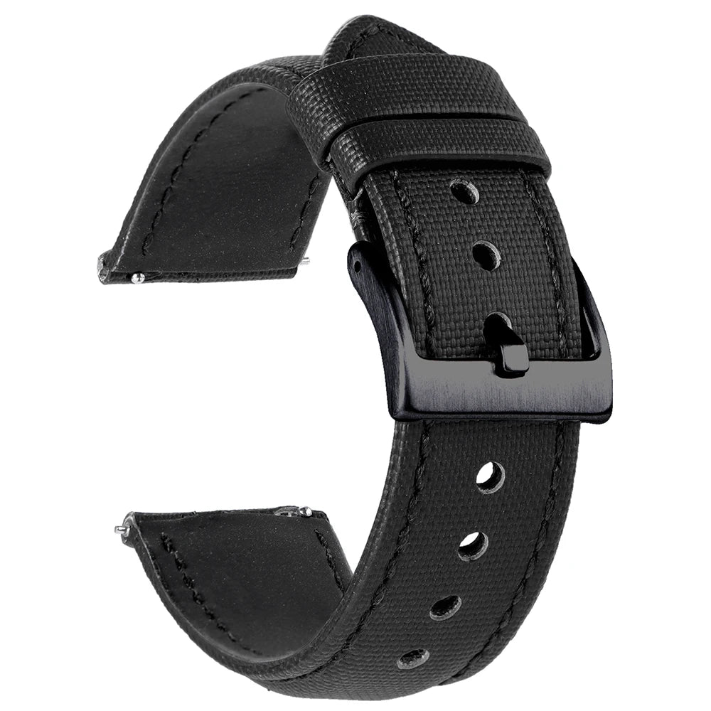 18mm 20mm 22mm Nylon Quick Release Waterproof Watch Bands Sailcloth Straps for Omega for Blancpain for Seiko Divers Men Women