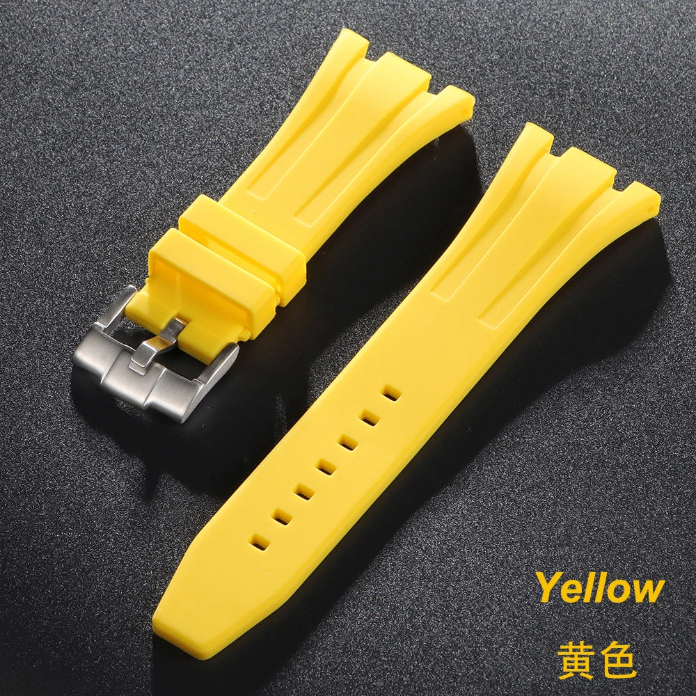 27/28/30mm Silicone Watchband for AP for royal oak offshore Replacement Bracelet Wristband for 15703 Sports Waterproof Straps