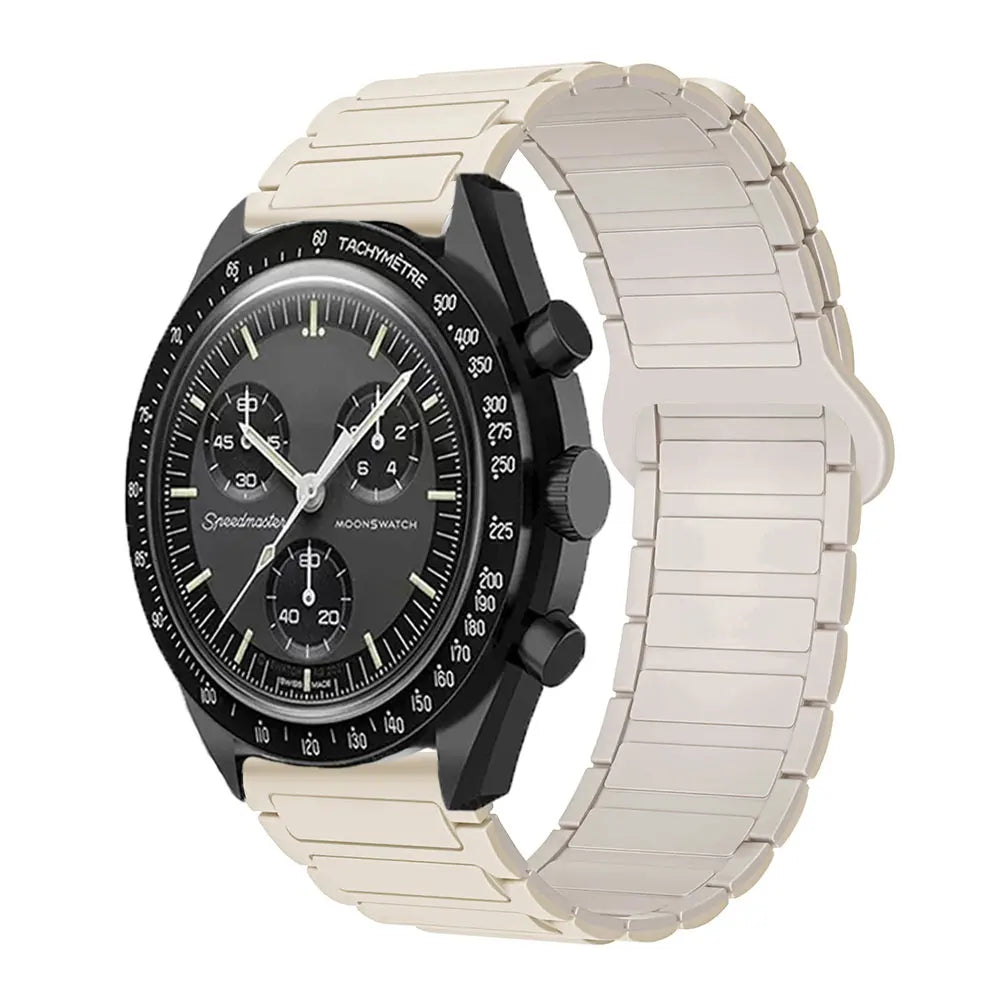 20mm Strap For Omega X Swatch Joint MoonSwatch Band Magnetic Loop Silicone Bracelet For Amazfit GTS4 Watch7 6 5 4 40/44mm Correa