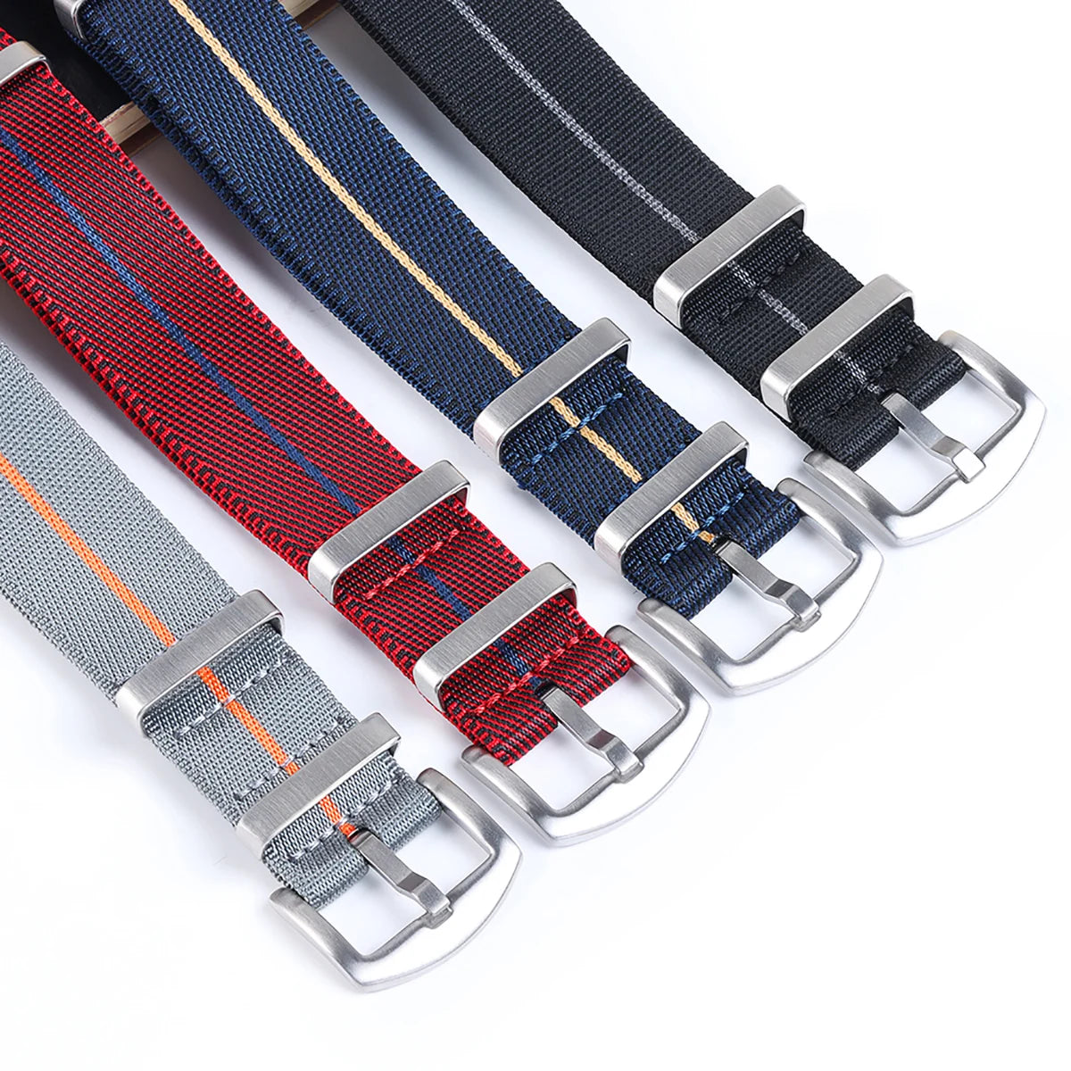 High Density Nylon Watch Band for Omega Bracelet for Huami Amazfit GTS for Seiko for Tudor Military Strap for Samsung Galaxy