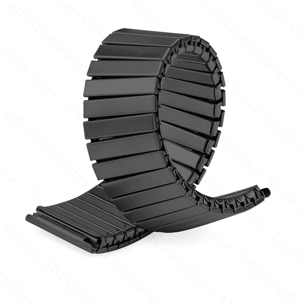 Metal Stainless Steel Elastic Stretch Watchband Expansion Strap for Huawei Watch GT2/3 Bracelet Accessories 14 16 18 20mm 22mm