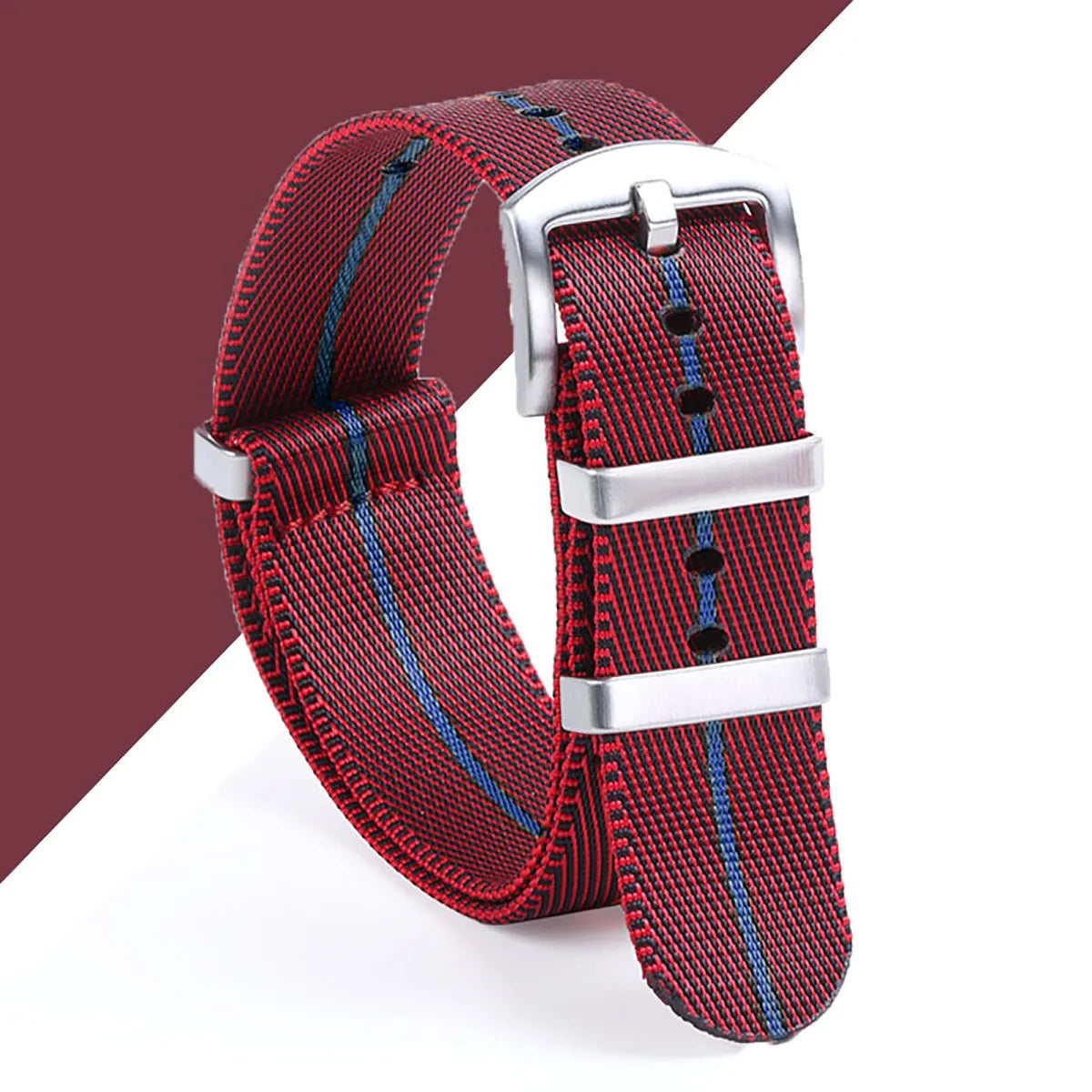 High Density Nylon Watch Band for Omega Bracelet for Huami Amazfit GTS for Seiko for Tudor Military Strap for Samsung Galaxy