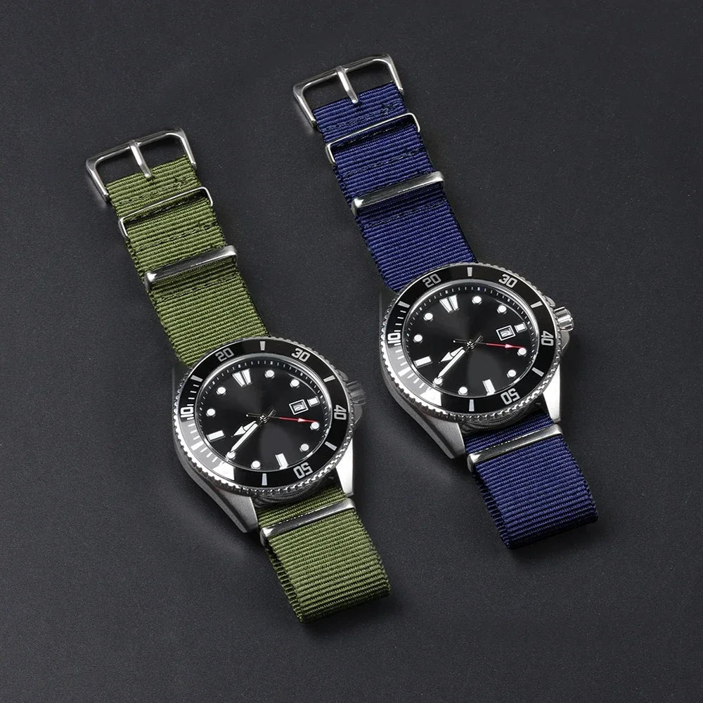 Military Casual Watchband Nylon Watch Band for Omega 20mm 22mm 18mm Strap for Seiko Army Sport High Quality Bracelet Replacement