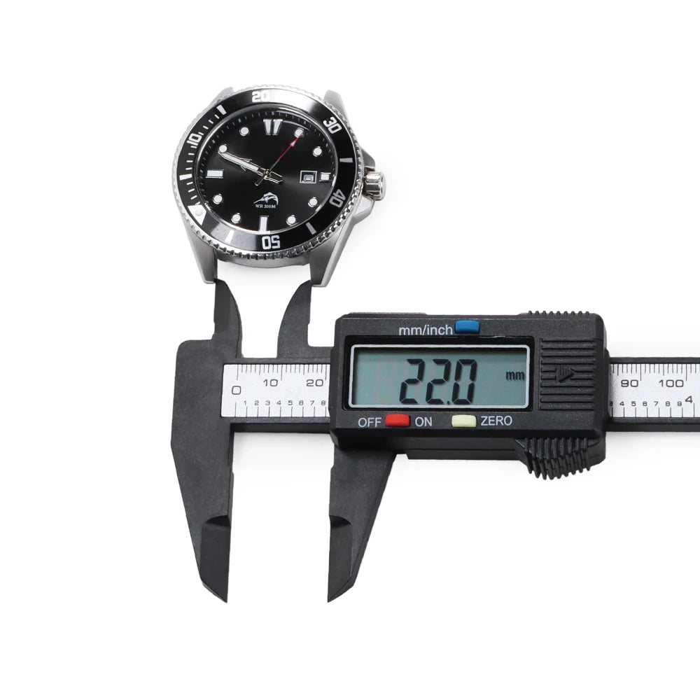 100mm 150mm Watch Electronic Digital Caliper Carbon Fiber Dial Vernier Play Caliper Vernier Ruler ForWatch Repair Measuring Tool