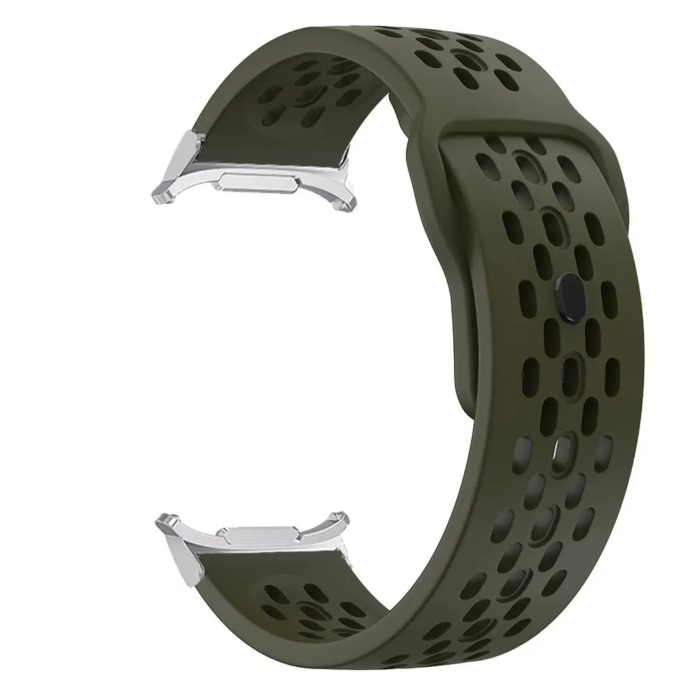 For Galaxy Watch Ultra 1 2 47mm 2025 Band Silicone Bracelet For Samsung Watch 8 40 44mm 8Classic LTE 46mm Smartwatch Accessories