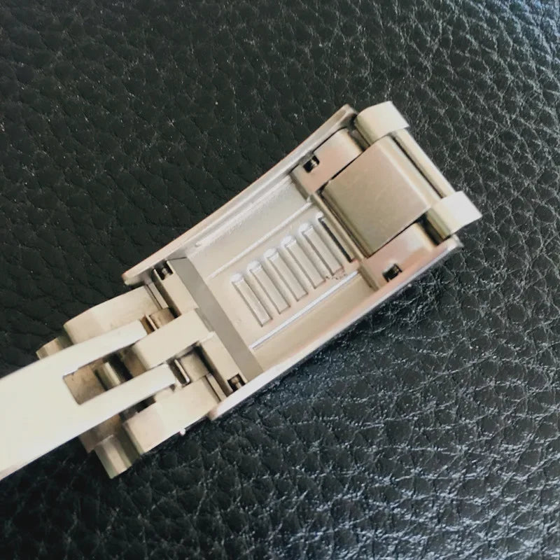 Watch Band Clasp 9x9mm for Rolex Stainless Steel Fine-tuning Pull Button Watch Buckle for DAYTONA SUBMARINER GMT Yacht-Master