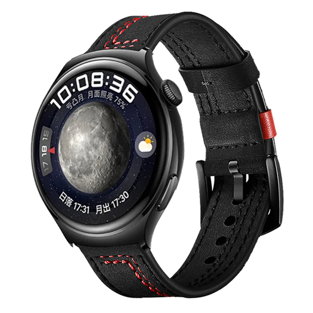 Leather Strap for Huawei Watch 4 Pro Band Wristband for Huawei Watch 4 Pro Strap WatchBand Correa Replacement Accessories