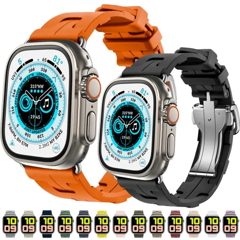 For Apple Watch 11 46 42mm Kilim Single Tour Strap For Iwatch 10 9 8 se 49/45mm Silicone Bracelet Band Sport Wristband Accessory