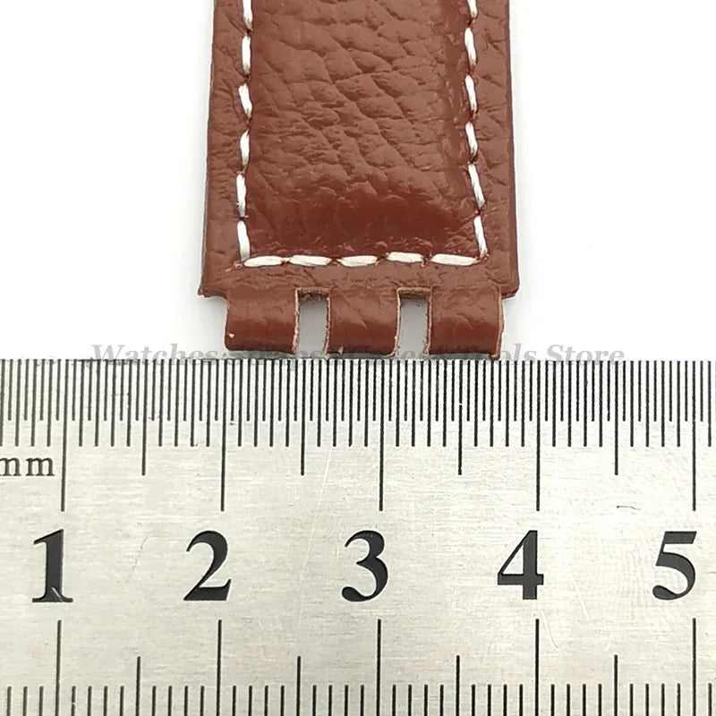17mm Cowhide Leather Strap for Swatch Lychee Leather Watch Band for Men Women Belt Metal Buckle Replacement Bracelet Accessories