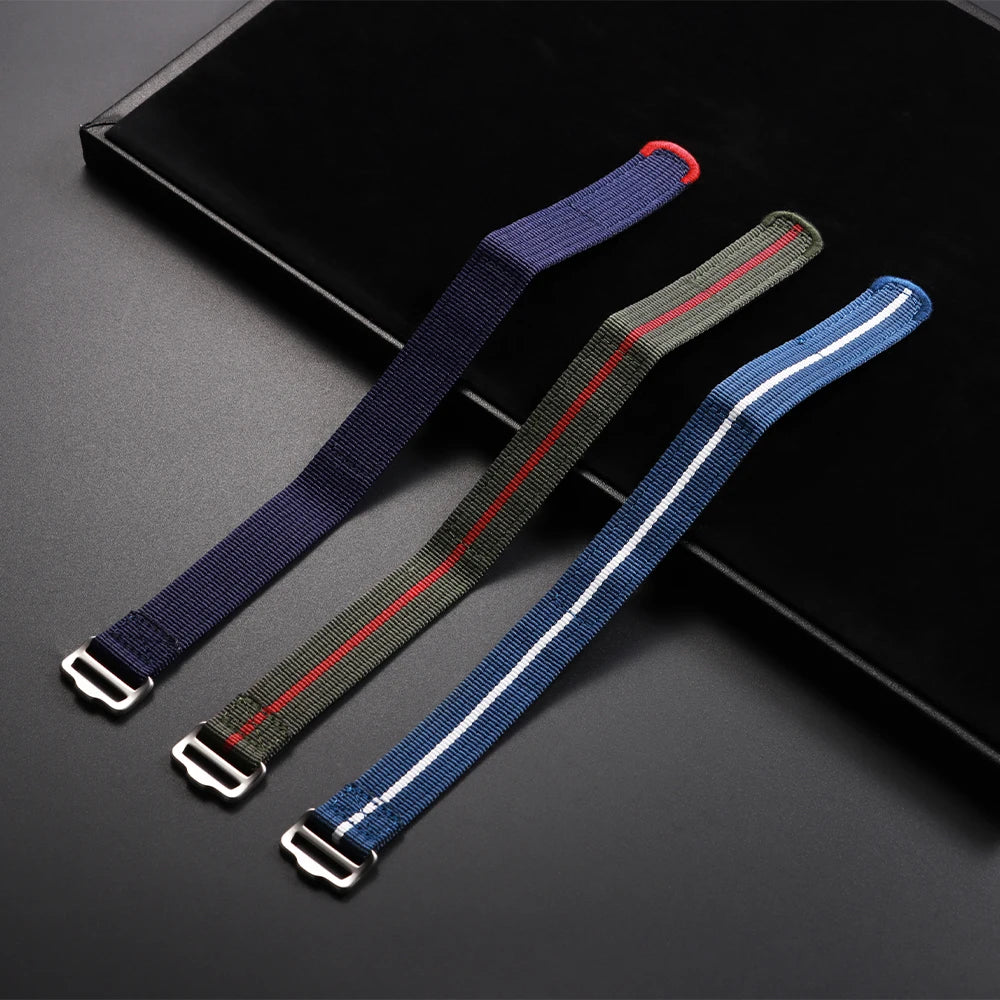 20mm 22mm Nylon Strap for Seiko for Tudor Hook and Loop Fastener Watch Band Men Military Sport WristBracelet for Omega for Rolex