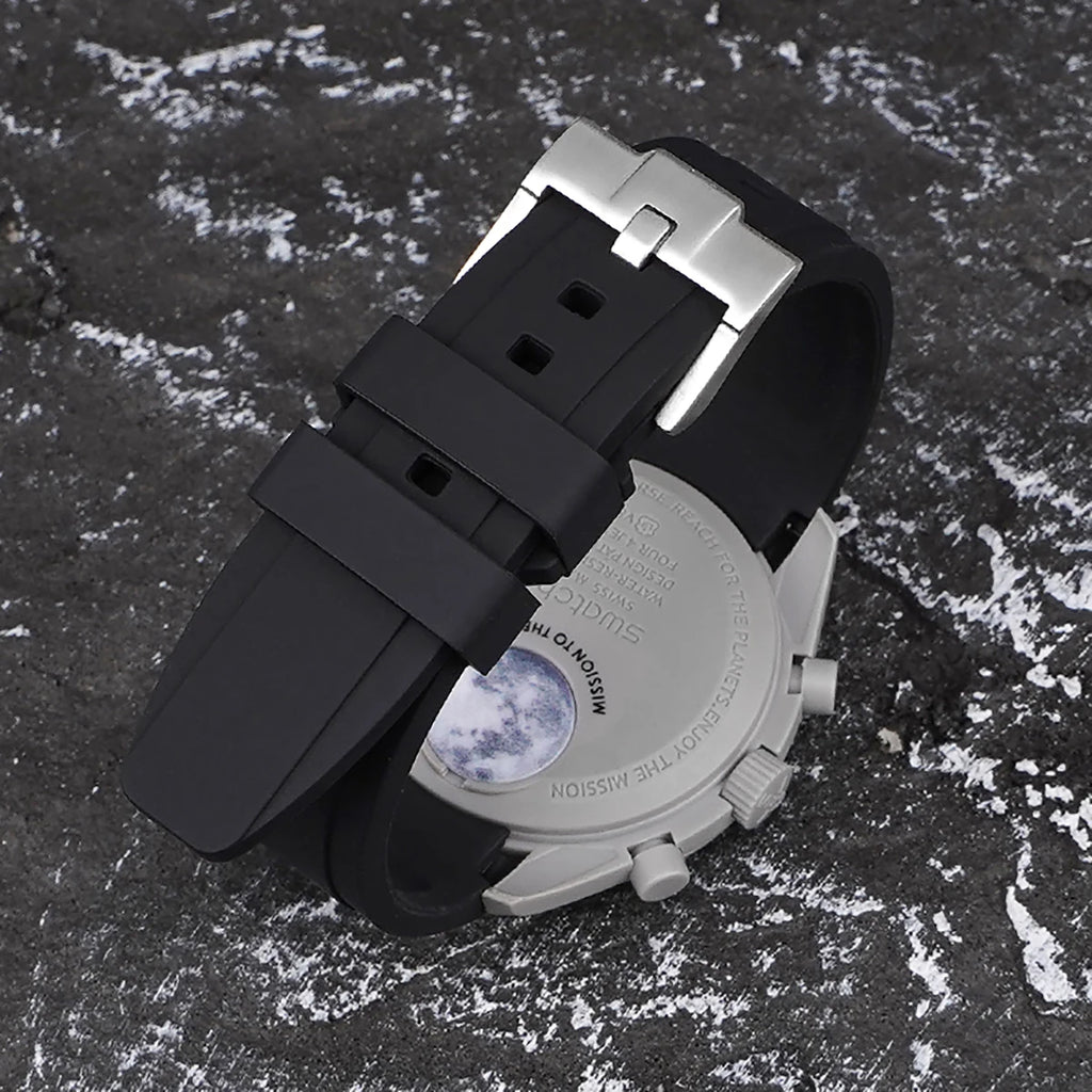 For Seiko ForCitizen Curved End Silicone Strap for Rolex Arc Rubber Watch Band for Swatch for Omega Joint Model Bracelet 20/22mm