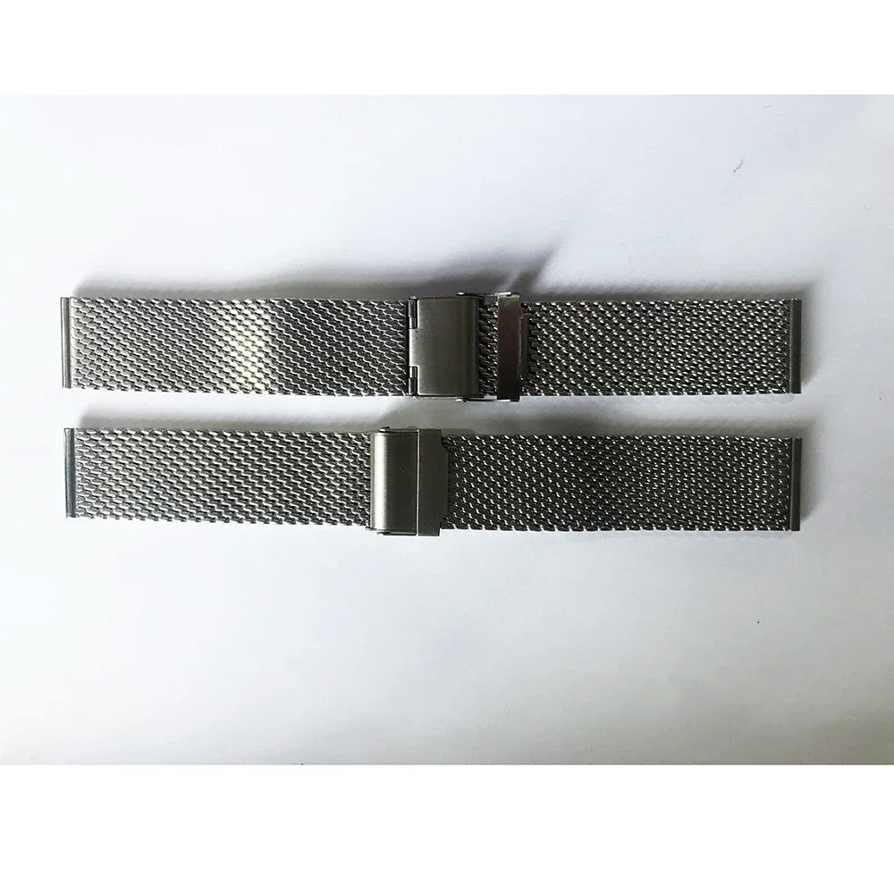 1.0 Mesh Milanese Strap for Seiko for Casio 3mm Thickness Stainless Steel Watch Bracelet for DW for Omega Wristbelt18/20/22/24mm
