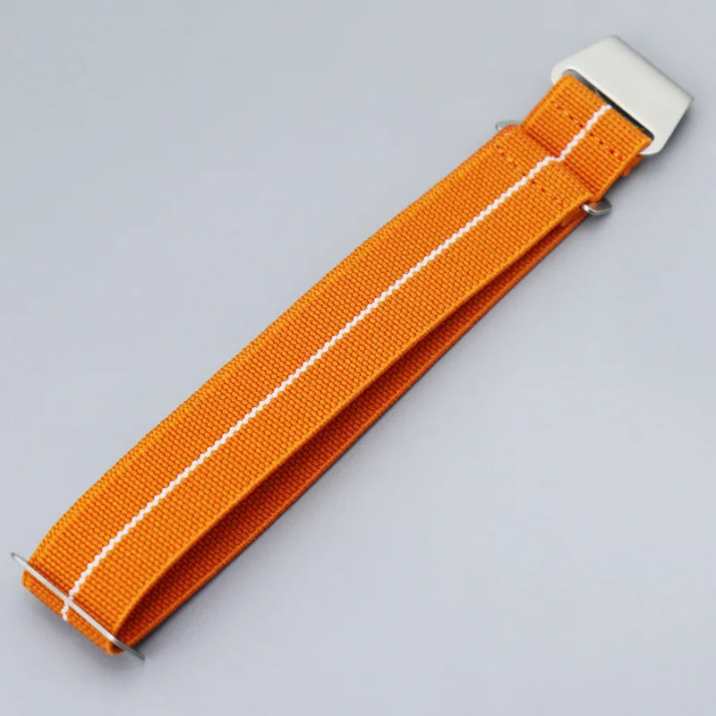 Elastic Nylon Band for Seiko for Rolex for OEMGA for Tudor Watch Sport Bracelet Parachute Watch Strap18mm 20mm 22mm Width