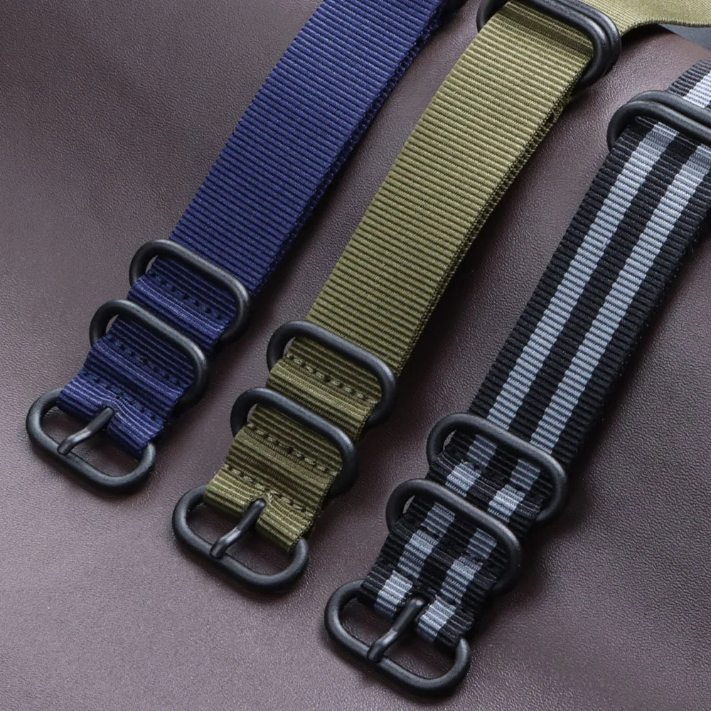18mm 20mm 22mm Strap for Seiko High Quality Nylon Watch Band Army Sport Bracelet Replacement for Omega Military Casual Watchband