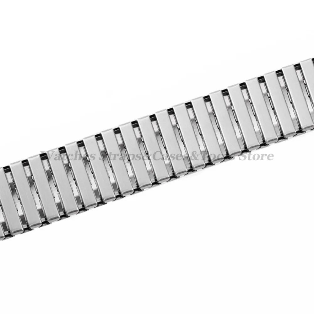 Elastic Metal Watch Band for Swatch Watch Strap 17mm 20mm Stretch Expansion Stainless Watch Strap Men Women Bracelet Accessories