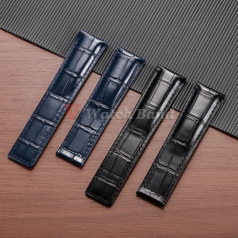 20mm 22mm 24mm Cowhide Watch Strap for Breitling Strap Waterproof Bracelet for Breitling Men Wristband Genuine Leather Watchband