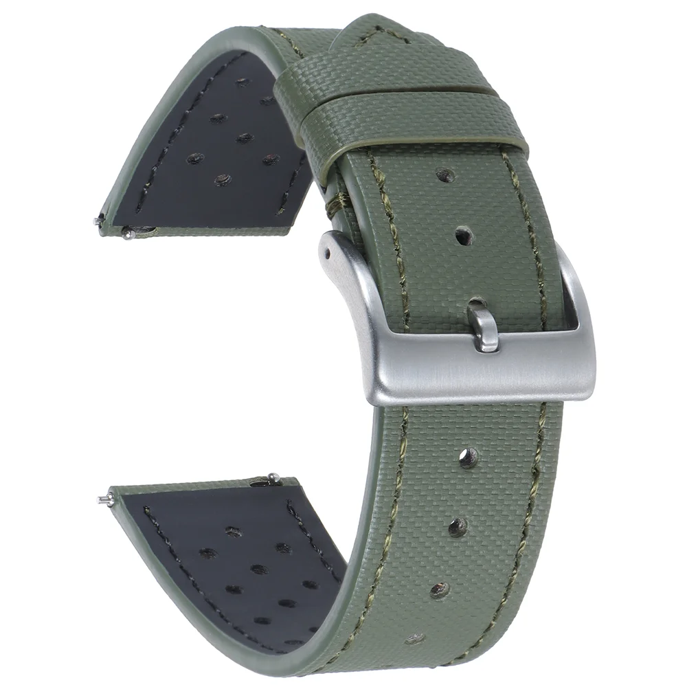 18/20/22mm Nylon Quick Release Waterproof Oxford Watchbands Sailcloth Straps for Omega for Blancpain for Seiko Watches Men Women