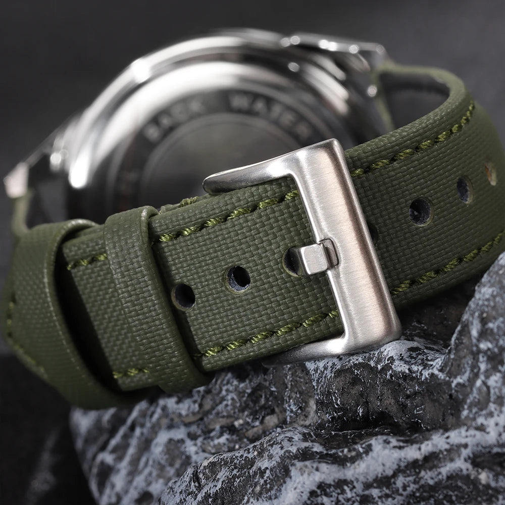 20mm 22mm Sailcloth Straps for Omega Blancpain for Seiko Divers Watches Men Women Quick Release Waterproof Watch Band