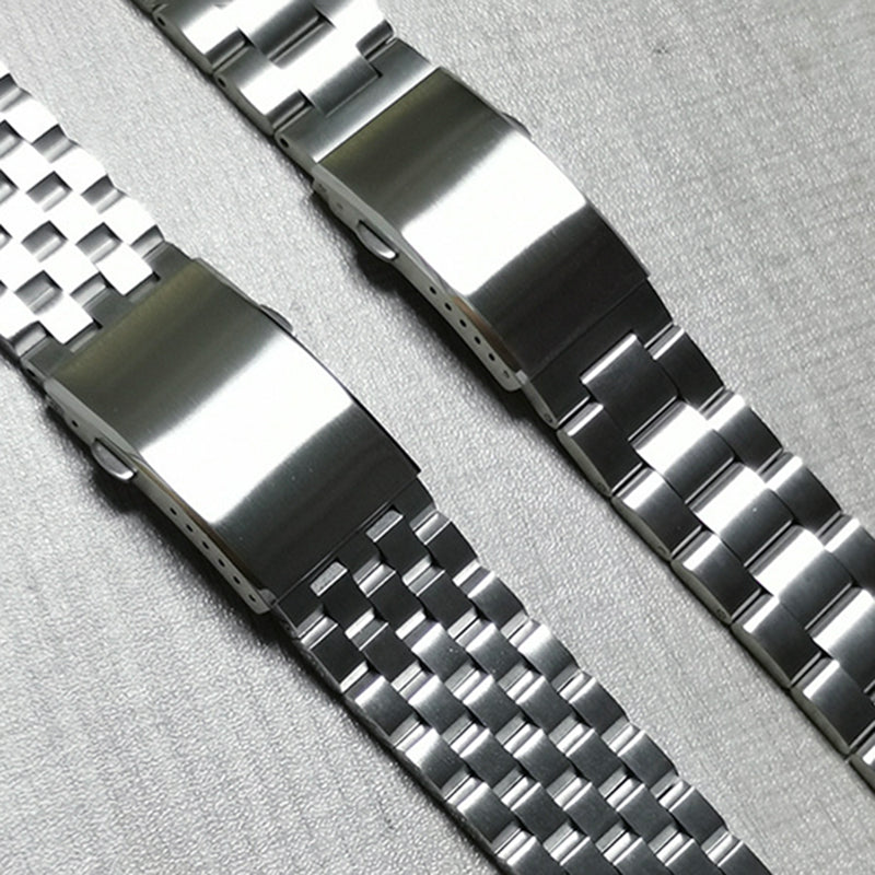 Extended Watch Buckle for Seiko Luxury Folding Safety Milled Clasp Replacement Watch Band Stainless Steel Clasp18mm 20mm 22mm