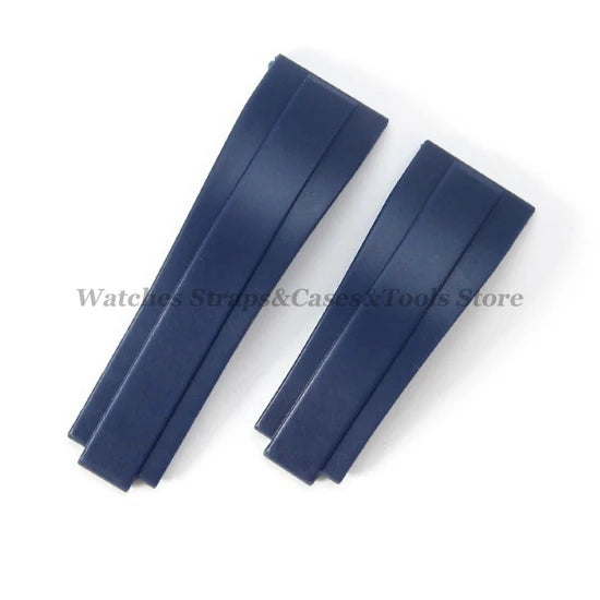 20mm Silicone Strap For Rolex for Daytona for Submariner Diving Bracelet for Oysterflex Soft Rubber Waterproof Men's Sports Band