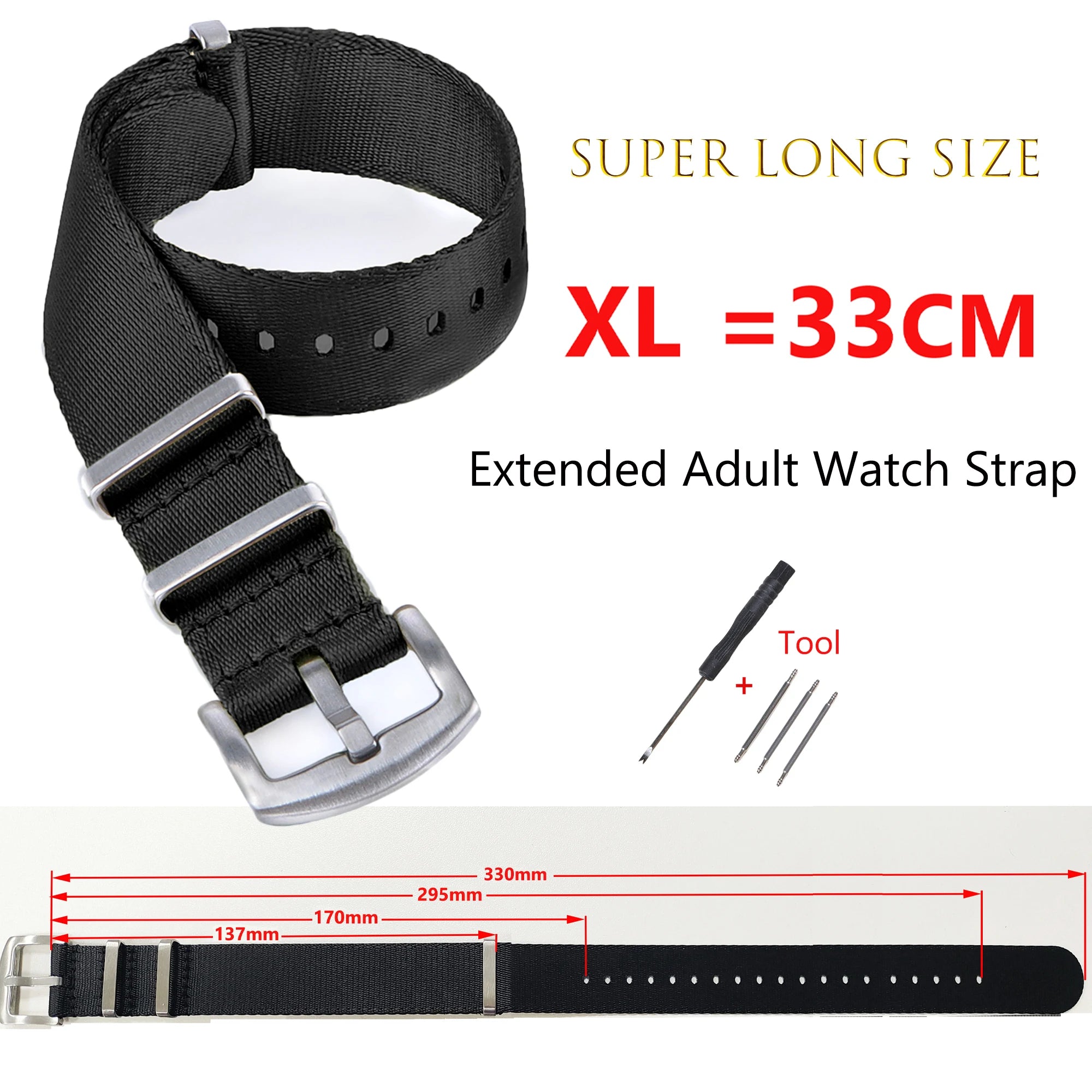 High Density Nylon Watchband for Omega Seamaster Premium Quality Bracelet for Rolex Waterproof Sweat-Proof 20mm 22mm Strap