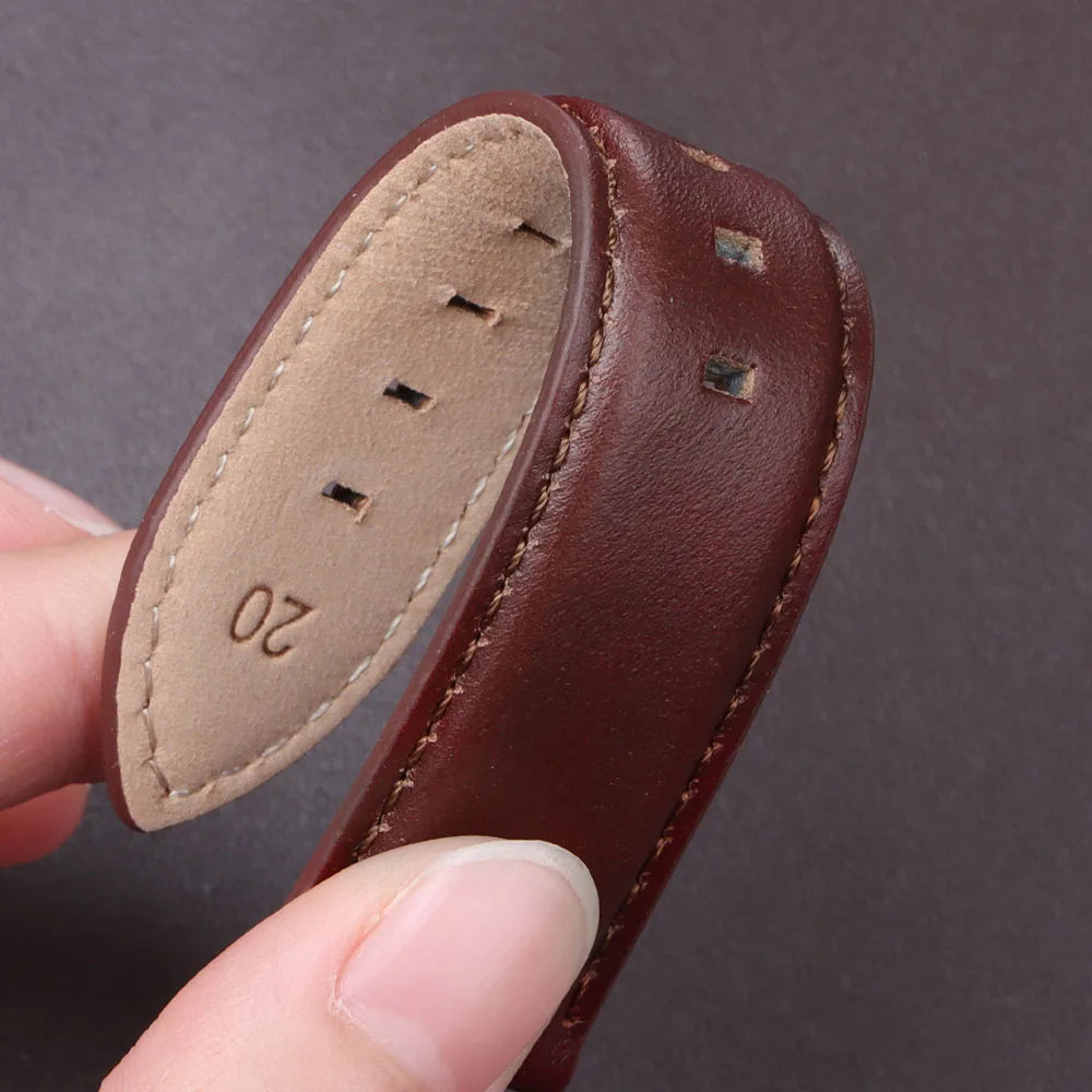 Universal Leather Strap for DW Daniel Wellington Watch Band 17mm 18mm 20mm 22mm Meninos Assistem Genuine Leather Watchband