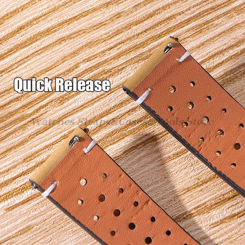 20mm 22mm Leather Strap for Samsung Galaxy Watch 7/6/5/4 40 44mm Band Vintage Bracelet for Redmi Watch 5 Lite/Active Correa Belt