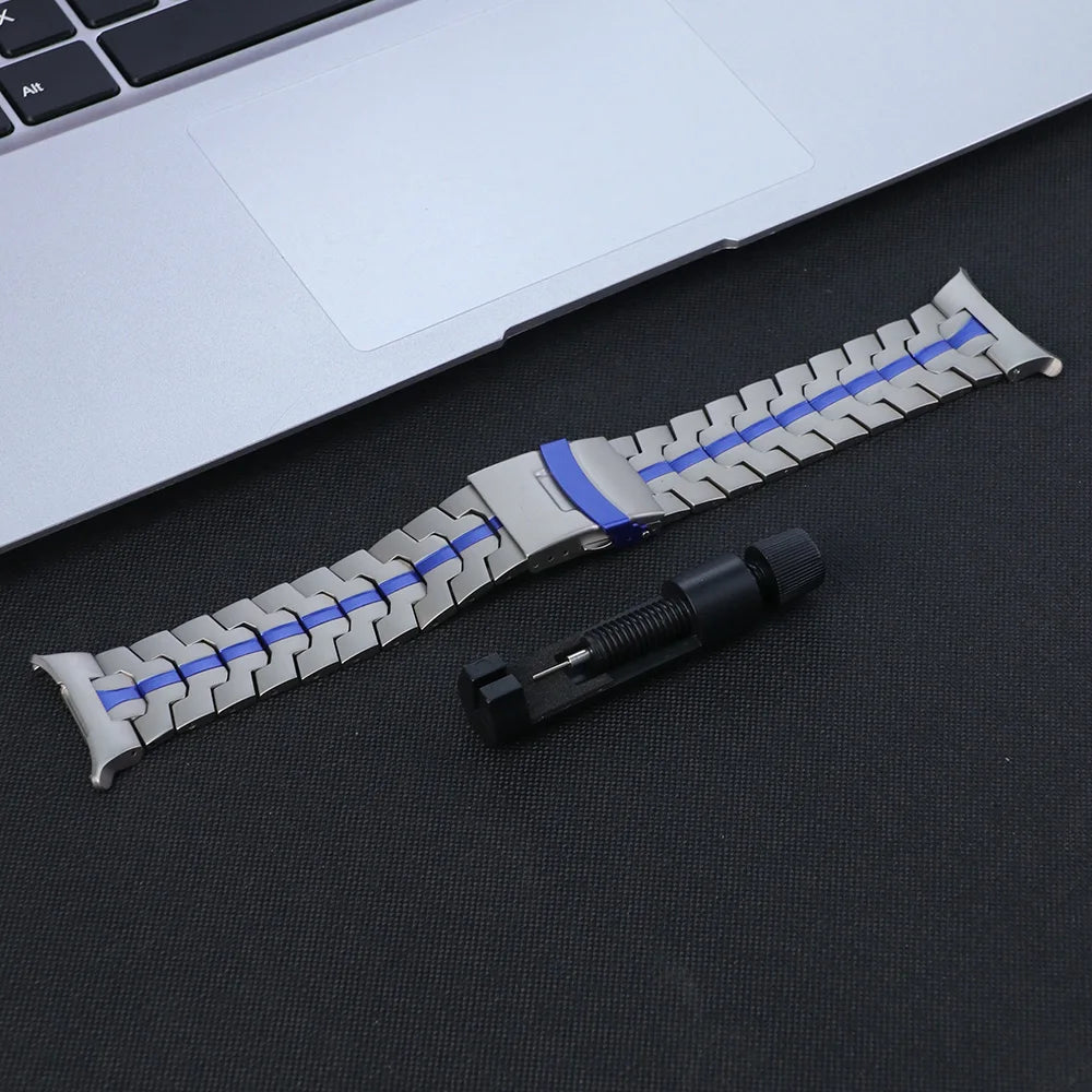 For Samsung Galaxy Watch Ultra Band Stainless Steel Bracelet For Galaxy Watch Ultra 47mm Correa Metal Business Watchband