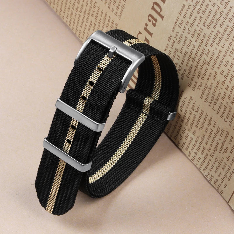 Braided Nylon Watch Band 18mm 20mm 22mm Watch Straps for Oemga Army Bracelet Military Watch Strap for Seiko Men Women Watchbands