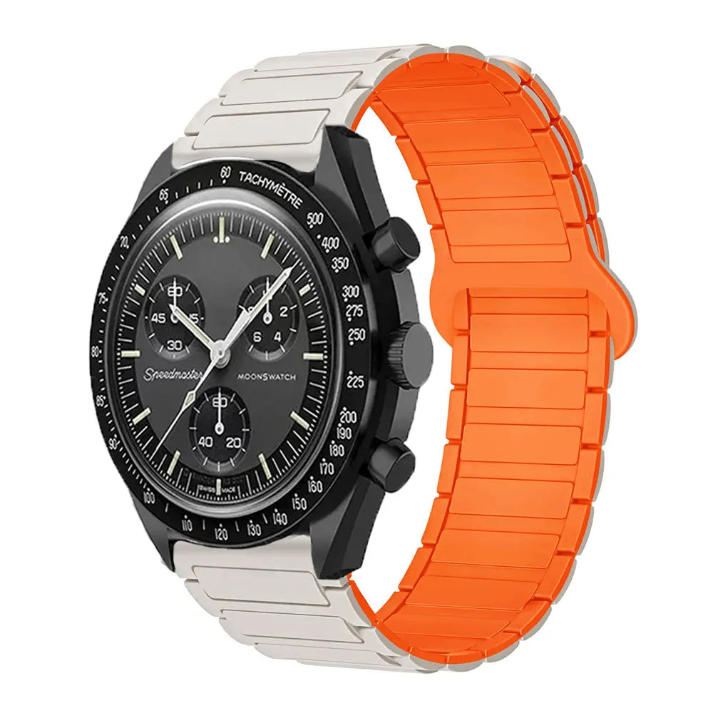 20mm Strap For Omega X Swatch Joint MoonSwatch Band Magnetic Loop Silicone Bracelet For Amazfit GTS4 Watch7 6 5 4 40/44mm Correa