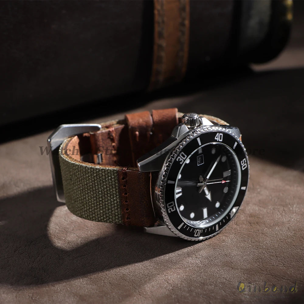 High Quality Durable Nylon Watch Strap Men Women Watchband 20mm 22mm 24mm for Panerai Retro Wristband Release Universal Bracelet