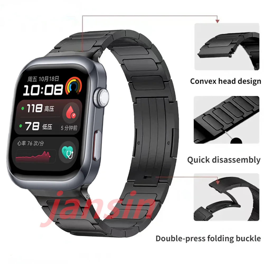 Titanium Strap For Huawei Watch D2 Correa Business Bracelet Wristband For Huawei Watch D2 Stainless Steel Watchband Metal Band