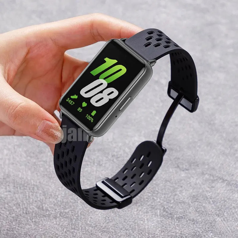 Magnetic Band For Samsung Galaxy Fit 3 Bracelet Breathable Sport Wristband For Samsung Galaxy Fit 3 Smartwatch Strap Correa