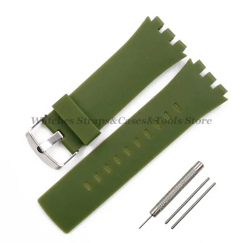 Rubber Watch Strap for SWATCH for TOUCH SURB100 SURW100 Silicone Watchbands 22mm Men Women Sports Bracelet Watch Accessories