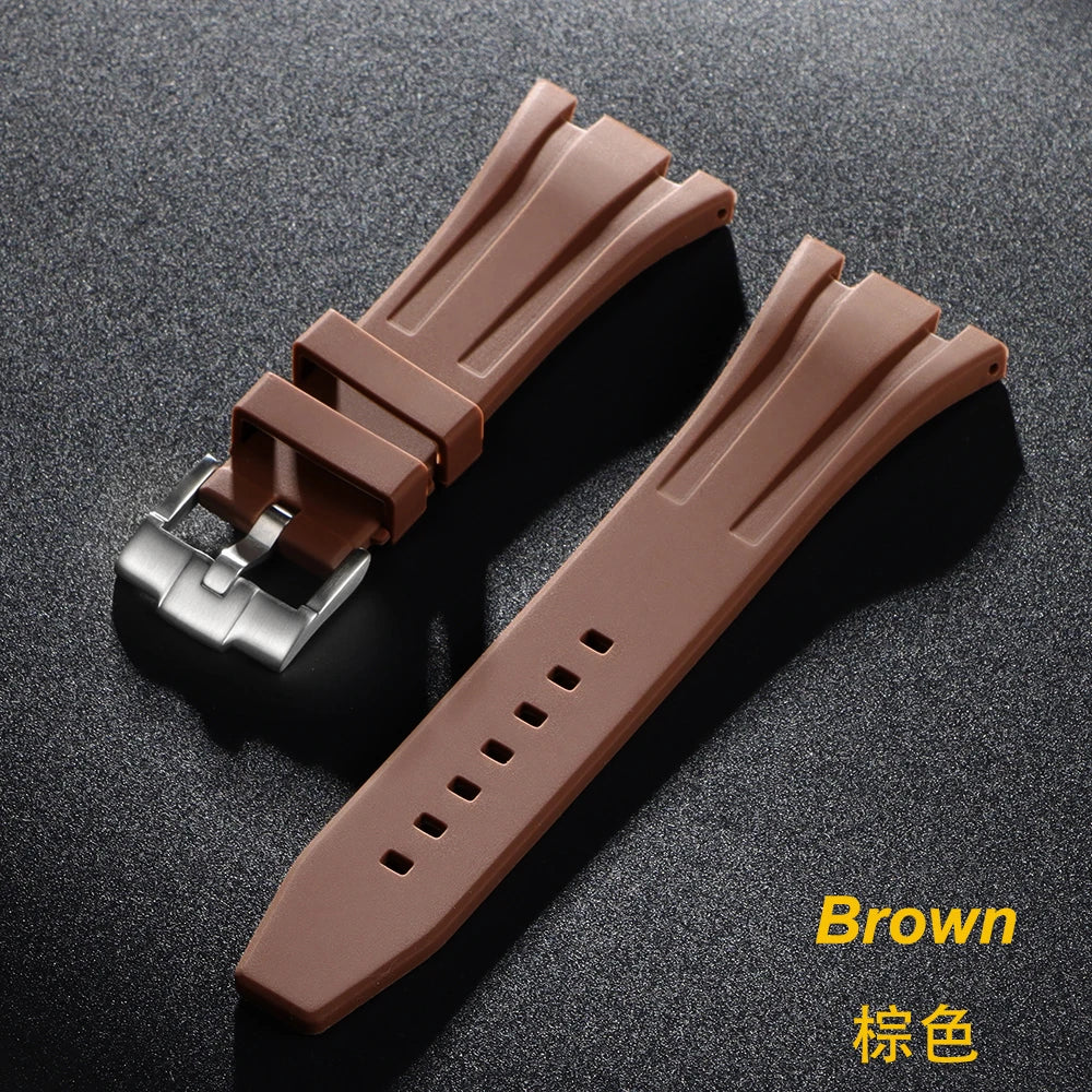 27/28/30mm Silicone Watchband for AP for royal oak offshore Replacement Bracelet Wristband for 15703 Sports Waterproof Straps