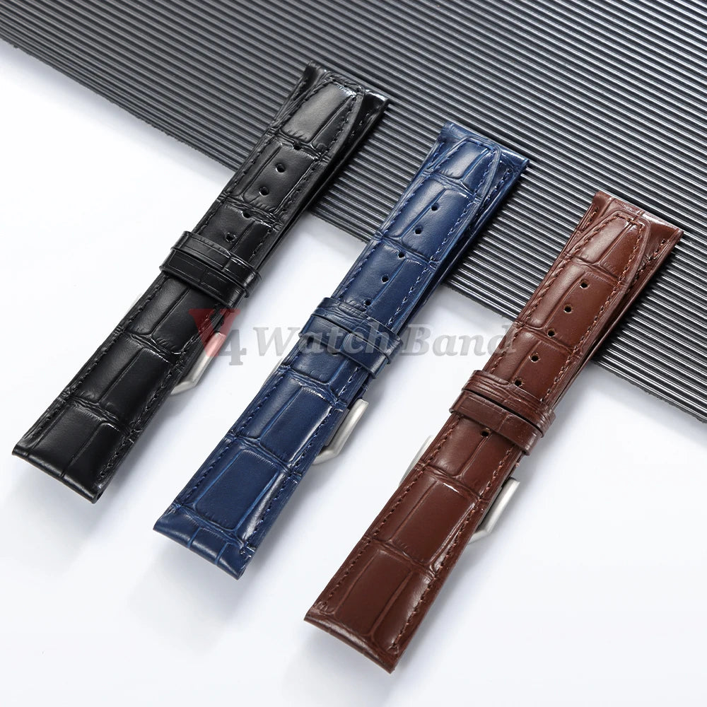 20mm 21mm 22mm Cowhide Watch Strap Genuine Belt for IWC Pilot Portugieser Portofino Watchband Bracelet Men Watch Accessories