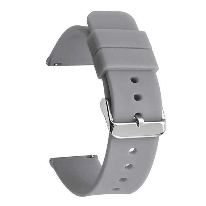 Silicone Band for Samsung Galaxy Quick Release for Huawei Universal Watch Straps 20mm 22mm 14mm 16mm 18mm Women&Men Accessories