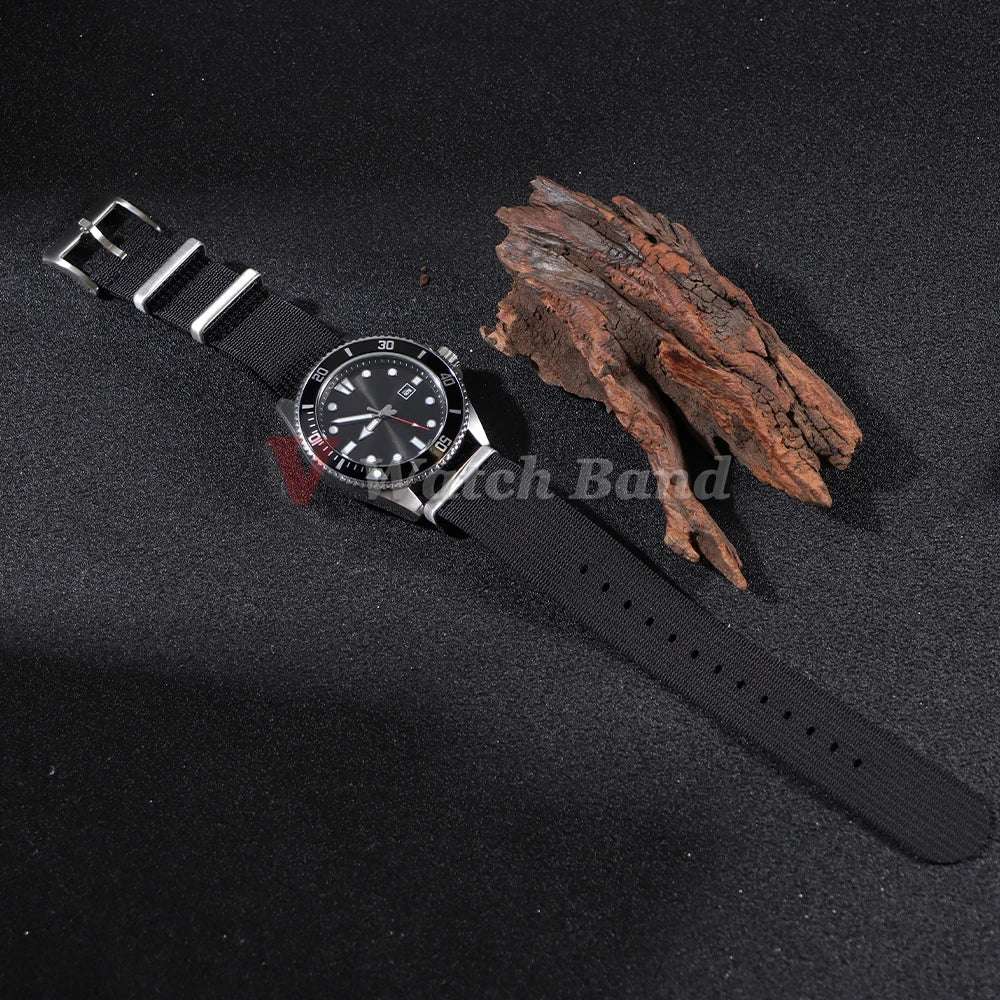 18mm 20mm 22mm Nylon Watch Strap Military Casual Watchband for Seiko Army Sport Bracelet Brown Green Black Band Replacement Belt