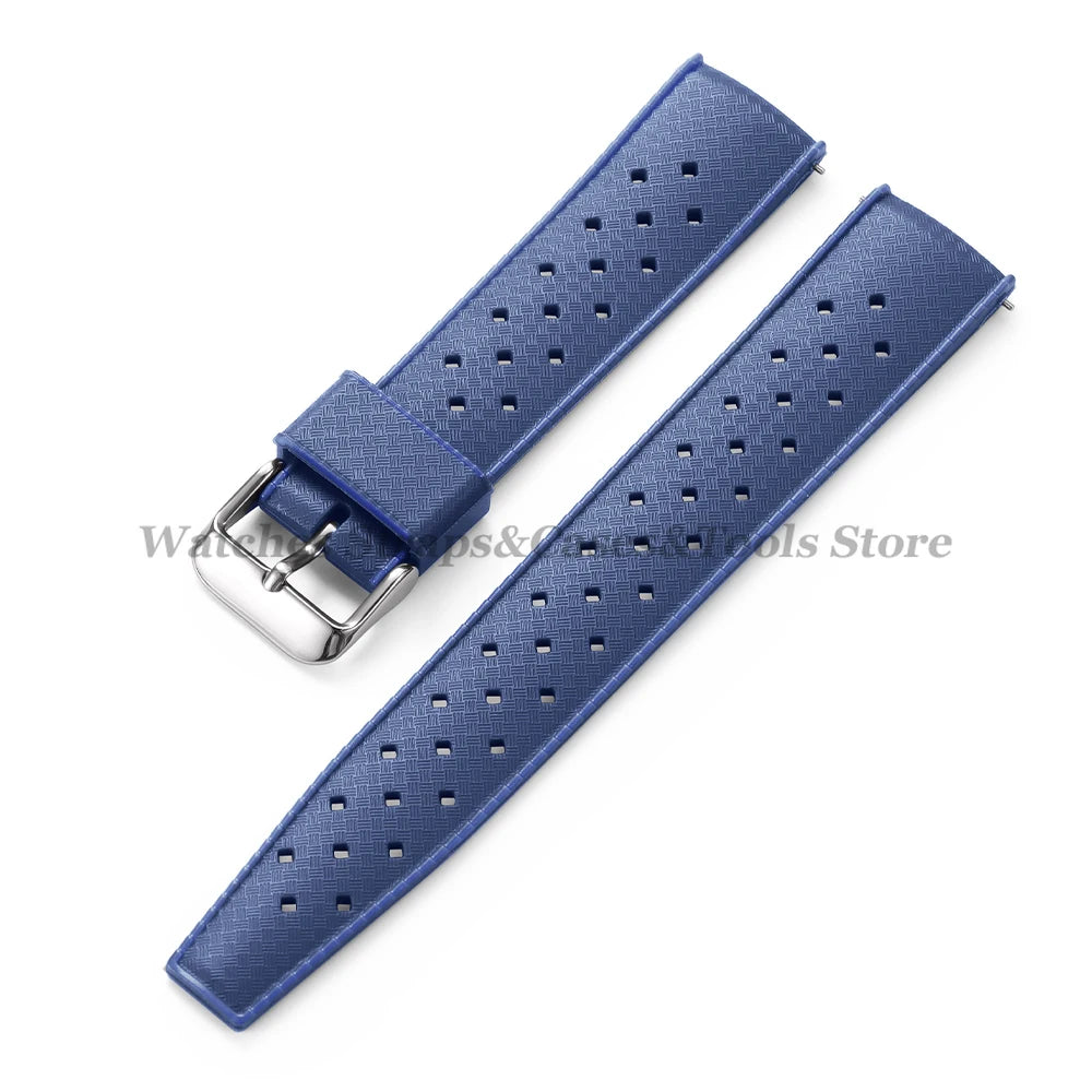 20mm 22mm Tropical Silicone Strap for Oris for Seiko Diving Sport Watchband for Huawei Watch GT5/GT4 Men Women Sport Smart Bands