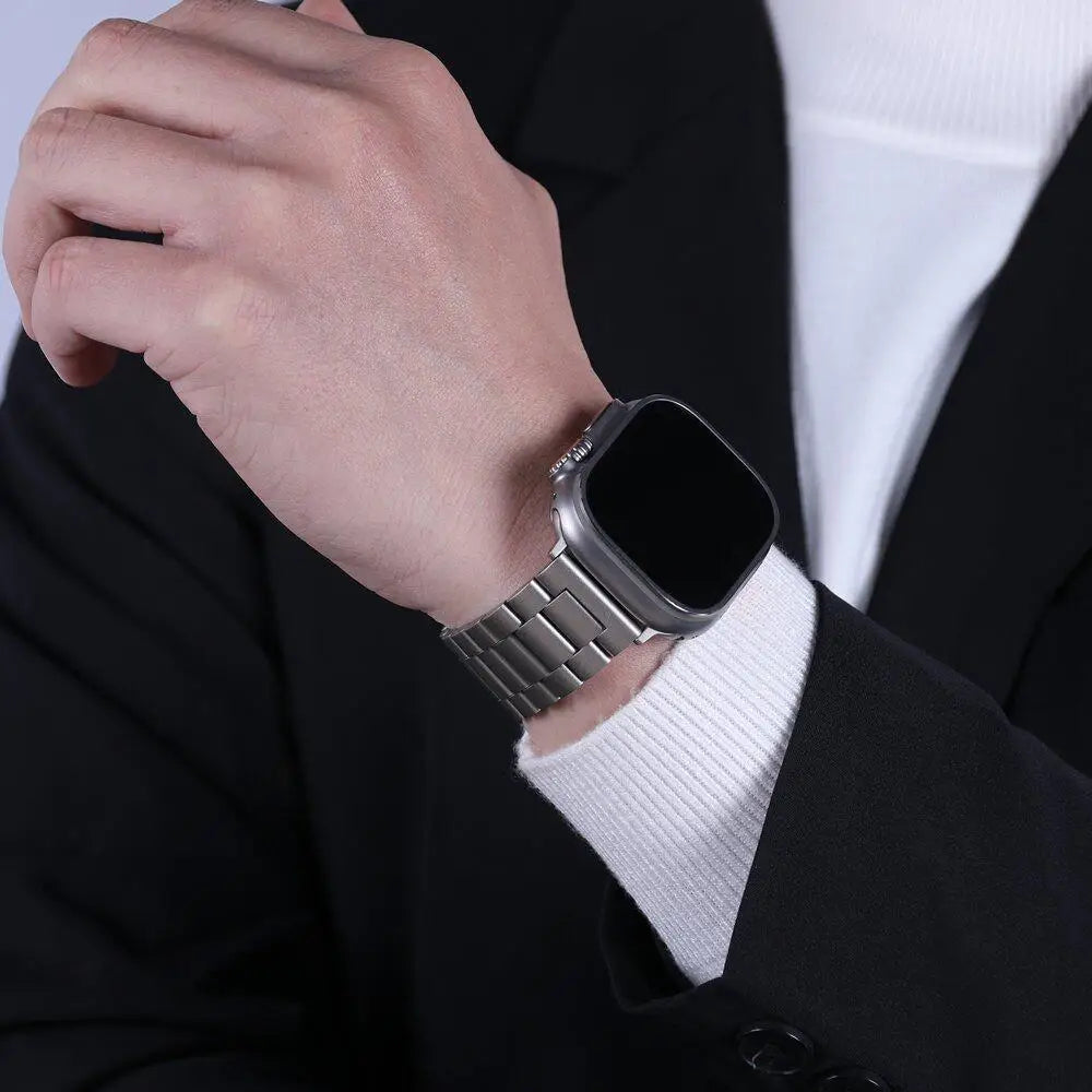 Metal Strap For Apple Watch Band 49mm 45mm 41mm 46mm 44mm Stainless Steel Correa Bracelet belt iwatch 42mm series 7 6 SE 8 Ultra